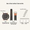 imageFossil Mens 22mm Dark Brown LiteHide Leather Watch BandBlack LeatherBlack