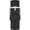 imageFossil Mens 22mm Dark Brown LiteHide Leather Watch BandBlack SiliconeSilver