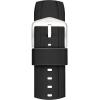 imageFossil Mens 22mm Dark Brown LiteHide Leather Watch BandBlack SiliconeSilver