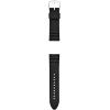imageFossil Mens 22mm Dark Brown LiteHide Leather Watch BandBlack SiliconeSilver