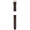 imageFossil Mens 22mm Dark Brown LiteHide Leather Watch BandBrown LeatherSilver