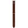 imageFossil Mens 22mm Dark Brown LiteHide Leather Watch BandBrownSilver