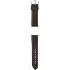 imageFossil Mens 22mm Dark Brown LiteHide Leather Watch BandDark BrownSilver