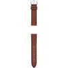 imageFossil Mens 22mm Dark Brown LiteHide Leather Watch BandLight Brown LeatherSilver