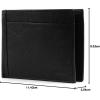 imageFossil Mens Bifold Coin Pocket WalletNeel Black