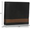 imageFossil Mens Bifold Coin Pocket WalletQuinn Black