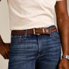 imageFossil Mens Brown Leather BeltRhett Brown