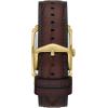 imageFossil Mens Carraway Quartz Stainless Steel ThreeHand WatchBrown LeatherGold