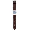imageFossil Mens Carraway Quartz Stainless Steel ThreeHand WatchBrown LeatherSilverIce Blue