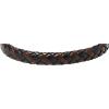 imageFossil Mens Casual Stainless Steel and Genuine Leather Bracelet for MenBlackBrown