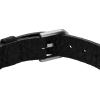 imageFossil Mens Casual Stainless Steel and Genuine Leather Bracelet for MenBlackSilver Multi Braided