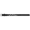 imageFossil Mens Casual Stainless Steel and Genuine Leather Bracelet for MenBlackSilver Multi Braided