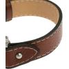 imageFossil Mens Casual Stainless Steel and Genuine Leather Bracelet for MenHeritage Brown
