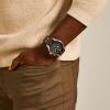 imageFossil Mens Coachman Quartz Stainless Steel and Leather Chronograph WatchBrown LeatherSilverBlack