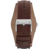 imageFossil Mens Coachman Quartz Stainless Steel and Leather Chronograph WatchBrown LeatherSilverBlack