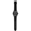 imageFossil Mens Copeland Quartz Stainless Steel and Leather ThreeHand WatchBlack  Black