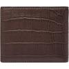 imageFossil Mens Derrick Bifold Coin Pocket WalletDerrick Mink Croco
