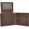 imageFossil Mens Derrick Leather RFIDBlocking Bifold Passcase with Removable Card Case WalletDark Brown