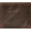 imageFossil Mens Derrick Leather RFIDBlocking Bifold Passcase with Removable Card Case WalletDark Brown