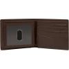 imageFossil Mens Derrick RFIDBlocking Leather Bifold Wallet with Flip ID Window for MenBrown Bandana