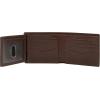 imageFossil Mens Derrick RFIDBlocking Leather Bifold Wallet with Flip ID Window for MenBrown Bandana
