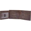 imageFossil Mens Derrick RFIDBlocking Leather Bifold Wallet with Flip ID Window for MenDark Brown