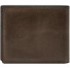 imageFossil Mens Derrick RFIDBlocking Leather Bifold Wallet with Flip ID Window for MenDark Khaki