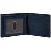 imageFossil Mens Derrick RFIDBlocking Leather Bifold Wallet with Flip ID Window for MenInsignia Blue