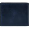 imageFossil Mens Derrick RFIDBlocking Leather Bifold Wallet with Flip ID Window for MenInsignia Blue