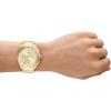 imageFossil Mens Everett Quartz Stainless Steel ThreeHand WatchGold Chrono