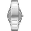 imageFossil Mens Everett Quartz Stainless Steel ThreeHand WatchSilverBlue