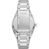 imageFossil Mens Everett Quartz Stainless Steel ThreeHand WatchSilverGreen