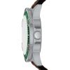 imageFossil Mens Garrett Multifunction TwoTone Stainless Steel WatchBrownGreen