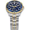 imageFossil Mens Garrett Multifunction TwoTone Stainless Steel WatchTwo ToneBlue