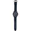 imageFossil Mens Grant Quartz Stainless Steel and Leather Chronograph WatchBlue  Black