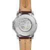 imageFossil Mens Grant Quartz Stainless Steel and Leather Chronograph WatchSilver  Brown Automatic