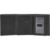 imageFossil Mens Ingram Leather Trifold with ID Window Wallet Brown Model ML3289200Neel Black