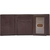 imageFossil Mens Ingram Leather Trifold with ID Window Wallet Brown Model ML3289200Neel Brown