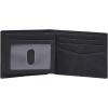 imageFossil Mens Leather Bifold Wallet with Flip ID Window for MenEverett Midnight Navy