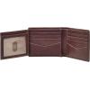 imageFossil Mens Leather Bifold Wallet with Flip ID Window for MenIngram Brown