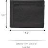 imageFossil Mens Leather Bifold Wallet with Flip ID Window for MenNeel Black