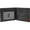 imageFossil Mens Leather Bifold Wallet with Flip ID Window for MenQuinn Black
