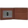 imageFossil Mens Leather Bifold Wallet with Flip ID Window for MenSport Tourer Brown