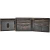 imageFossil Mens Leather Bifold Wallet with Flip ID Window for MenWade Black Vintage