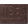 imageFossil Mens Leather Slim Minimalist Bifold Front Pocket Wallet for MenDerrick Mink Croco