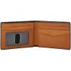 imageFossil Mens Leather Slim Minimalist Bifold Front Pocket Wallet for MenSteven Medium Brown