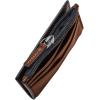 imageFossil Mens Leather Slim Minimalist Card Case Front Pocket WalletAndrew Cognac