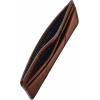 imageFossil Mens Leather Slim Minimalist Card Case Front Pocket WalletEverett Brown