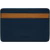 imageFossil Mens Leather Slim Minimalist Card Case Front Pocket WalletSteven NavyCamel