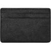 imageFossil Mens Leather Slim Minimalist Card Case Front Pocket WalletSteven Slate Black